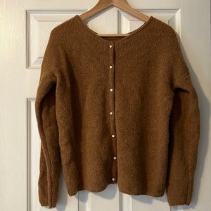 Sezane Gaspard sweater camel
